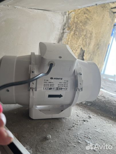 Вентилятор канальный vents