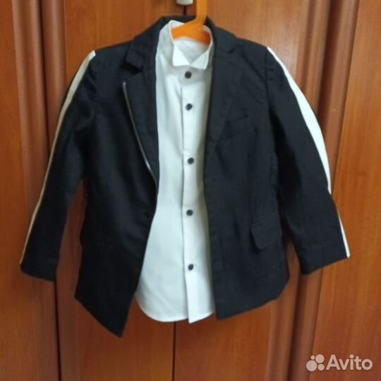 Костюм на мальчика gulliver 110 с рубашкой next104