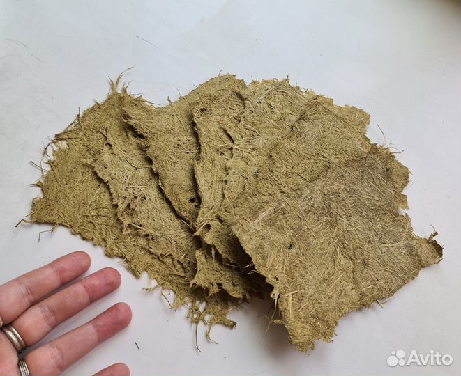 Бумага ручного литья из полыни