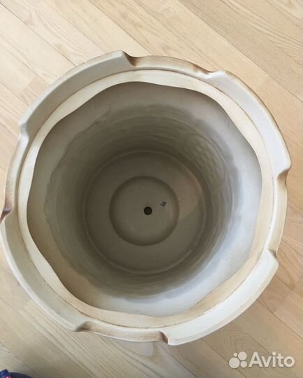 Горшок напольный для цветов керамика большой