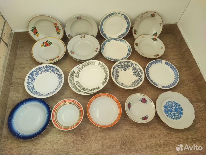 Фарфоровые тарелки СССР