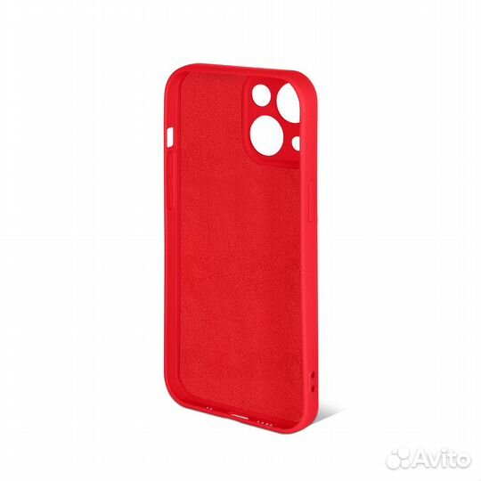 Силиконовый чехол для iPhone 13 mini DF (red)