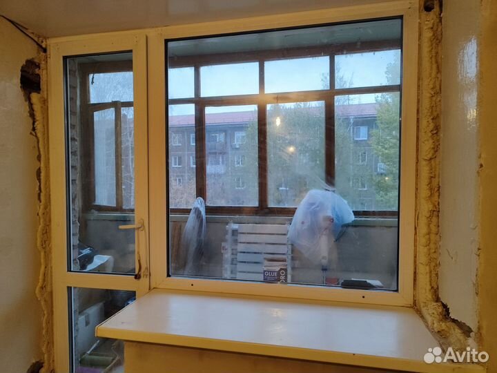 Пластиковые окна лоджия бу