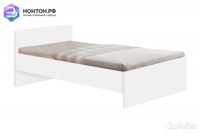 Кровать односпальная Мелисса белая