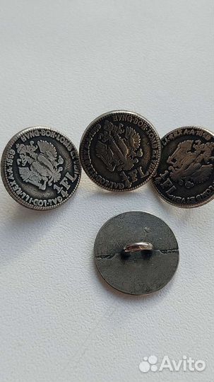 Пуговицы металлические