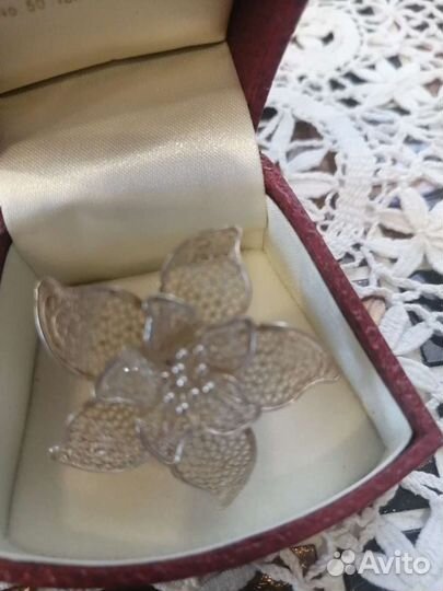 Серебряное кольцо ручной работы