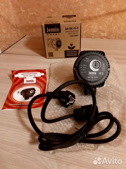 Насос рециркуляционный jemix цн-гвс-15-17 и др