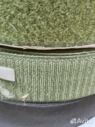 Лента контактная липучка черный, хаки