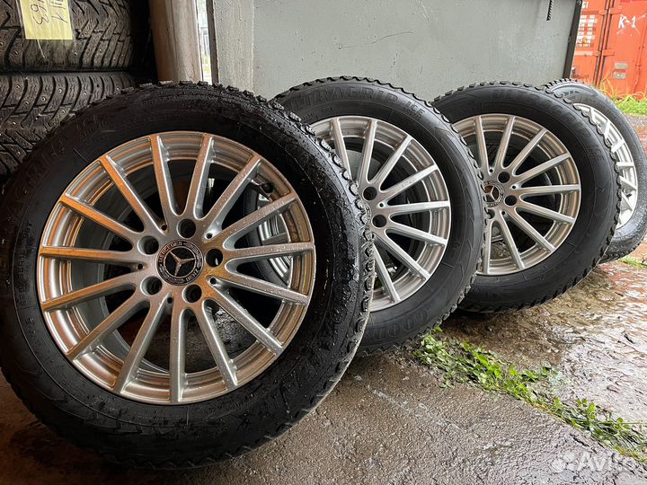 Комплект зимних колес r16 для mercedes