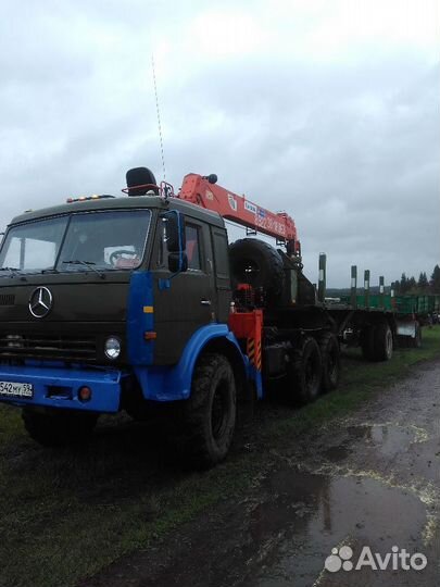 Кран-борт вездеход длинномер,полуприцеп