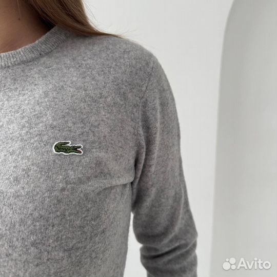 Винтажный свитер lacoste polo ralph lauren