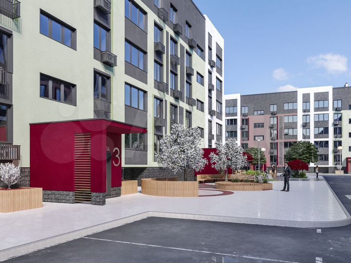 3-к. квартира, 66,1 м², 5/5 эт.