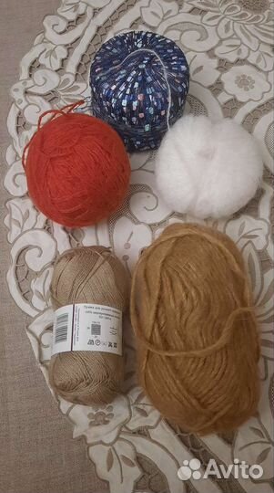 Пряжа для вязания мохер