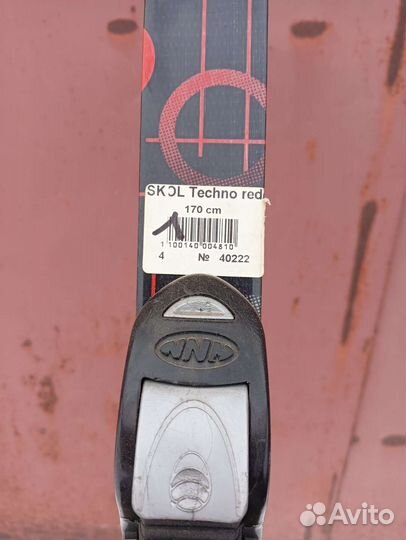 Лыжи беговые детские 170 с ботинками и палками