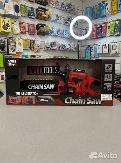 Детская игрушка бензопила / WorkTool ChainSaw