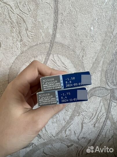 Линзы acuvue oasys