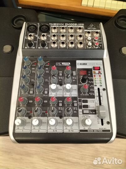 Колонки Yamaha msr 400 и микшер Behringer