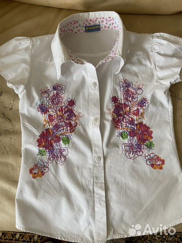Рубашки на девочку 140