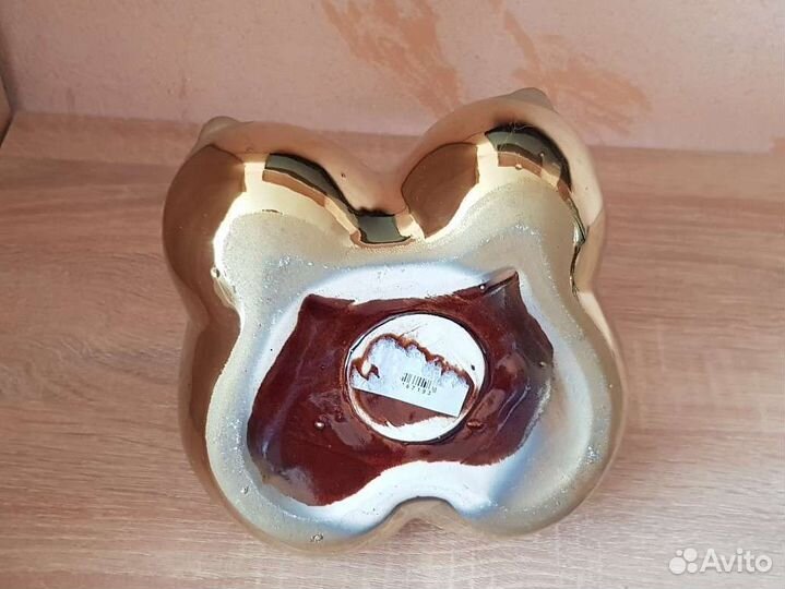 Копилка Грудь золотистый цвет 20 см