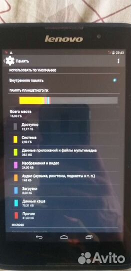 Планшет lenovo