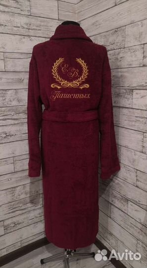 Халат с именной вышивкой