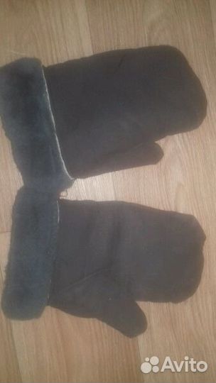 Рукавицы зимние с натуральной овчиной