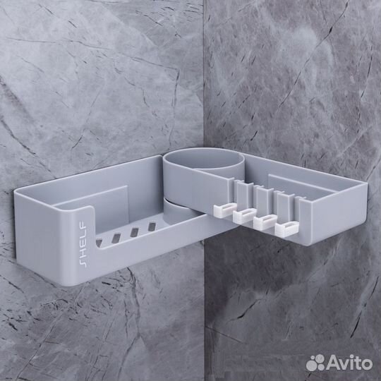 Полочка для ванной, для кухни, дачи без сверления