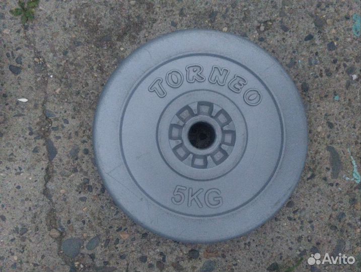 Штанга с блинами бу