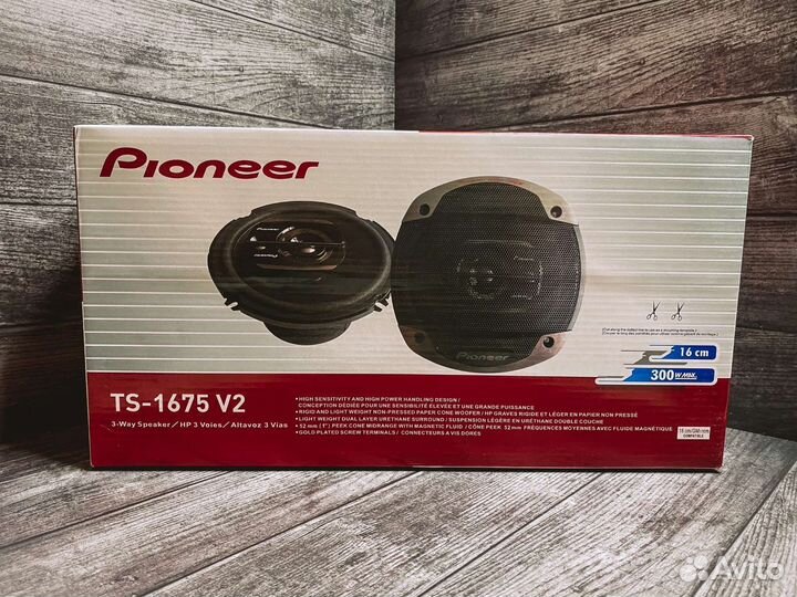 Динамики Pioneer TS - 1675 v2 (16см) (красавчики)