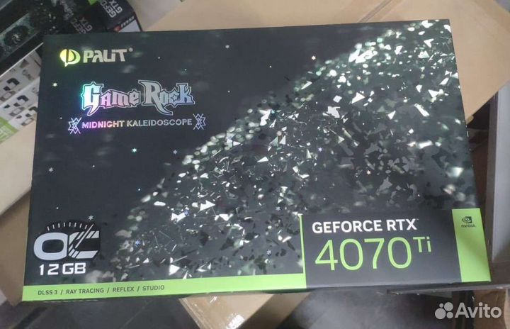 Видеокарты RTX 4070ti Palit GameRock OC