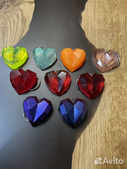 Брелок сердце ручной работы