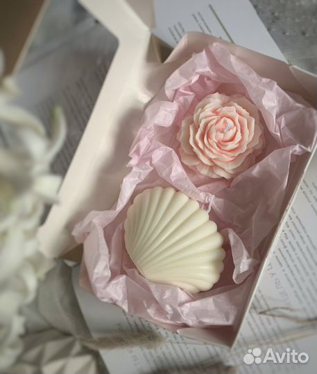 Набор свечей из соевого воска