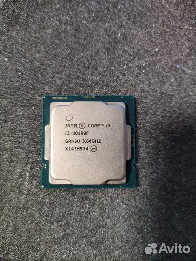 Intel core i3 10100f + куллер