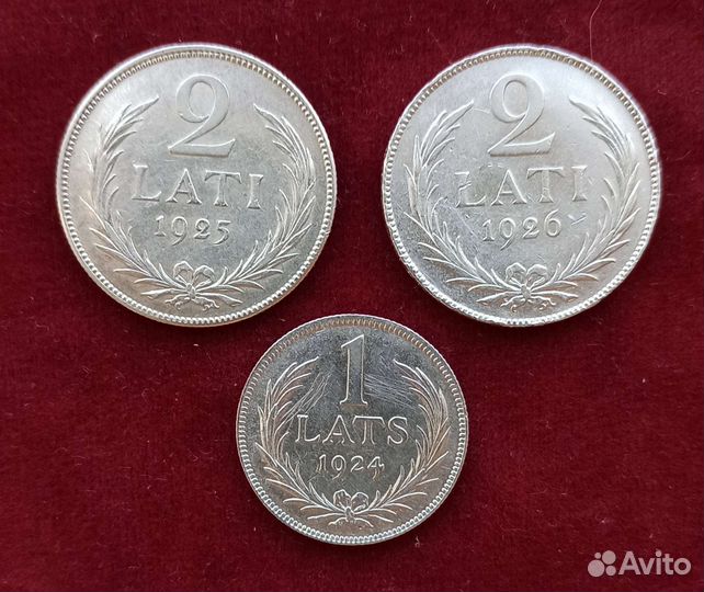 Монеты Латвии и Литвы