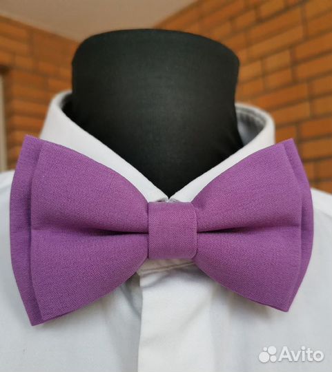 Галстуки бабочки сиреневые, фиолетовые