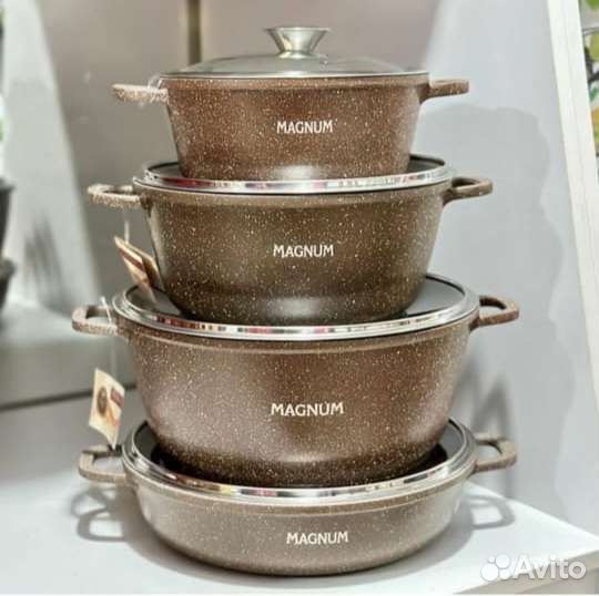 Набор гранитных кастрюль