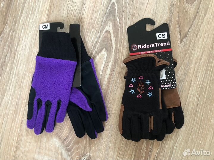 Перчатки для верховой езды