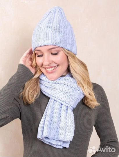 Шапка шарф женская новая 56-58