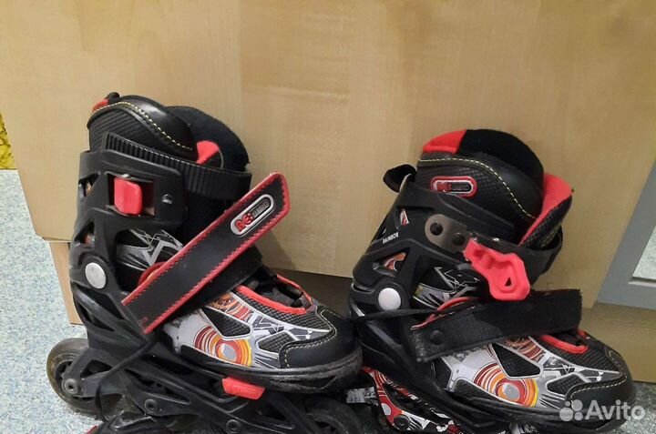 Роликовые коньки детские раздвижные