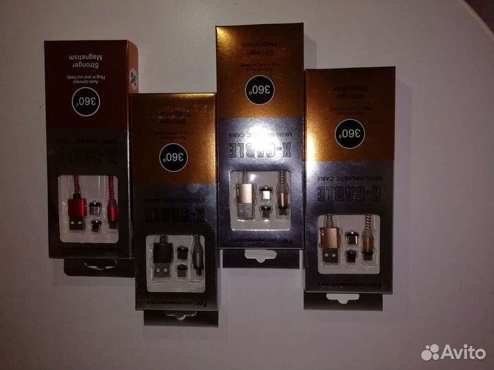 Магнитный кабель 3 в 1