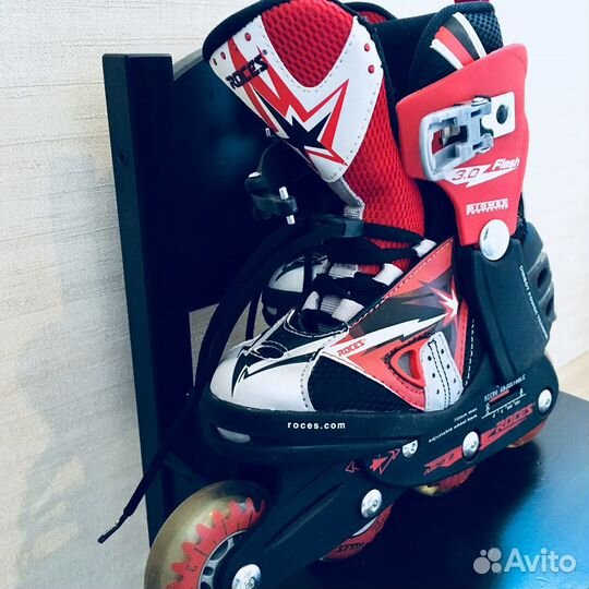 Новые Коньки раздвижные роликовые Roces Flash 3.0