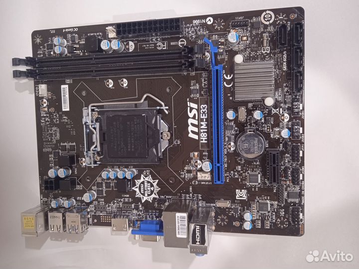 Материнская плата MSI H81M-E33 сокет 1150