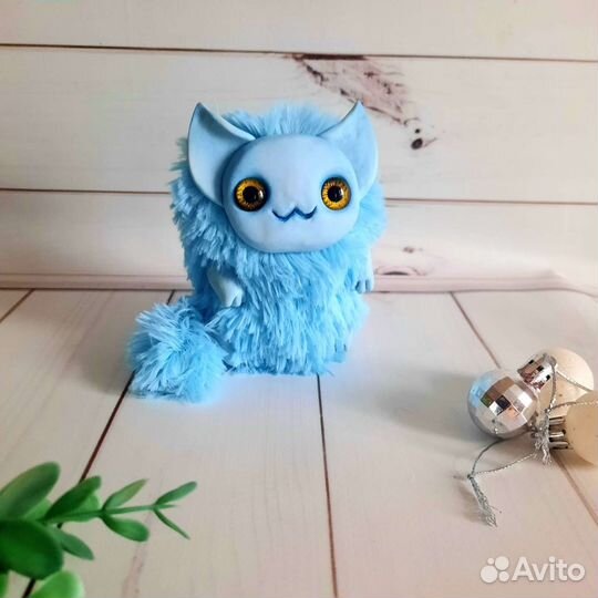 Пламф Авторская игрушка в смешаной технике