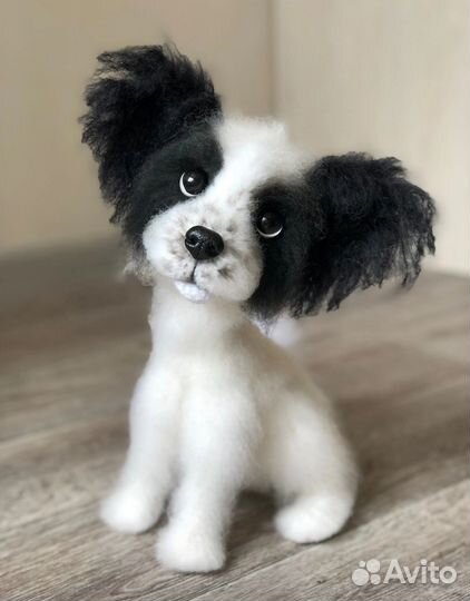 Собачка как настоящая. Авторская ручная работа