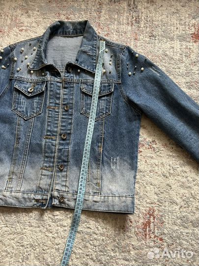 Джинсовая куртка женская 46 размер