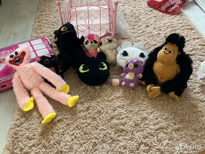 Мяшкие игрушки пакетом