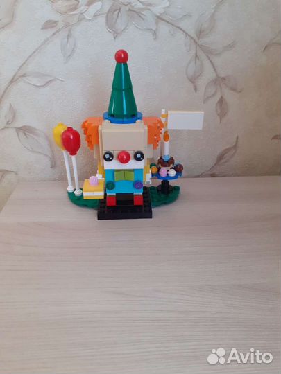 Lego сувенирный набор клоун на день рождения