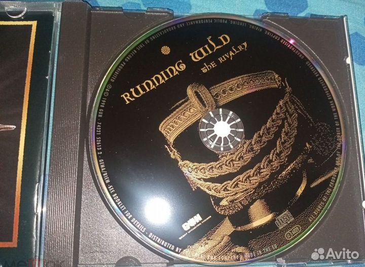 Running Wild – The Rivalry '98, CD фирм., Germany