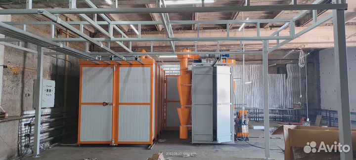 Линия порошковой покраски