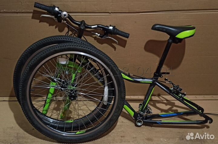 Отличный велосипед с 24 колёсами